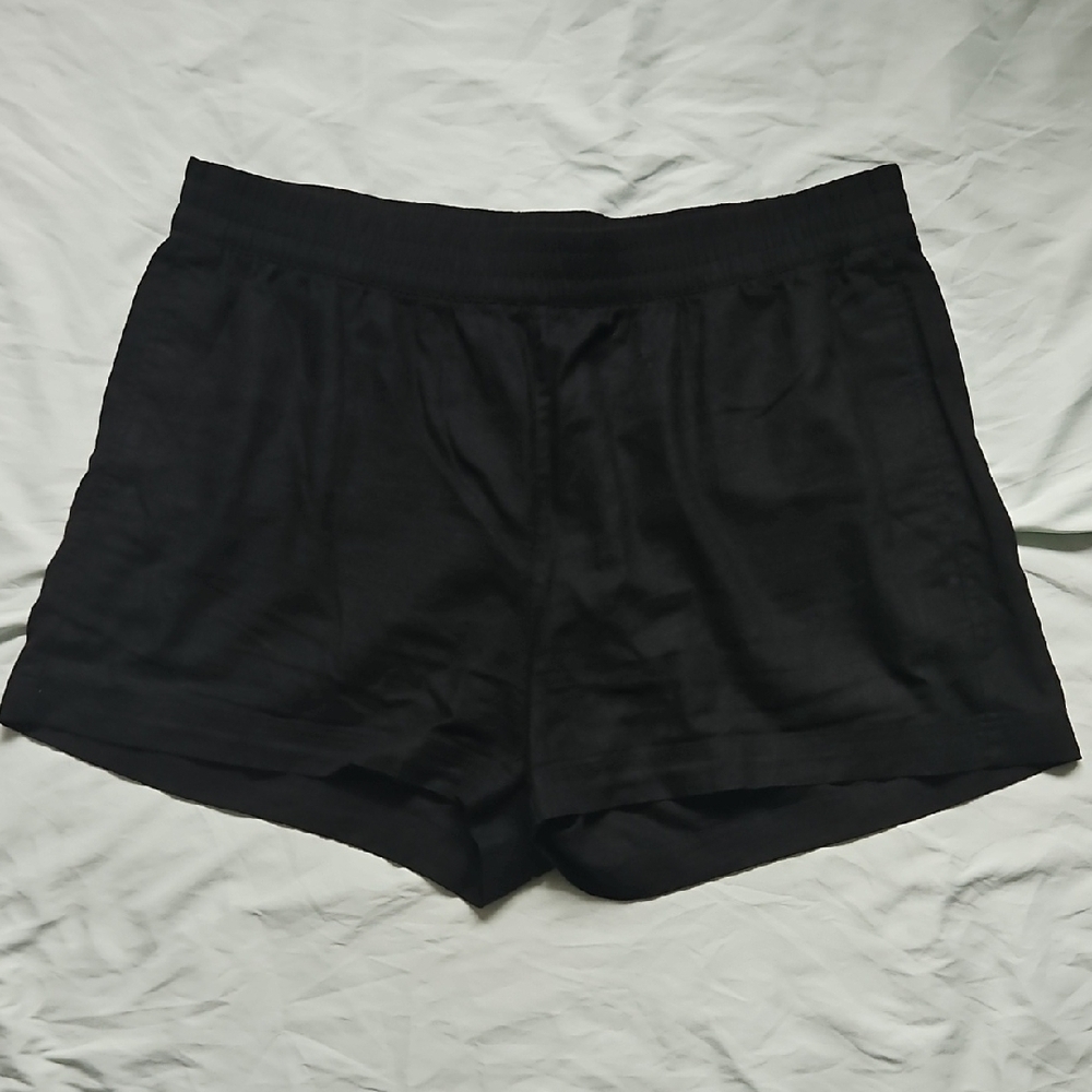 Old Navy Women's Black Linen Shorts, Size XL